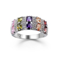 DHAO Women's Fashion Jewellery Crystal Ring Photo