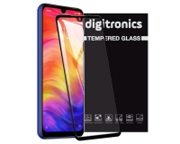 Digitronics Full Coverage Tempered Glass for Xiaomi Redmi Note 7 - Black Photo