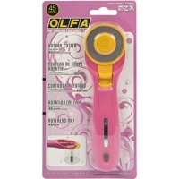 Olfa Rotary Splash Cutter 45mm Blade R/L Handed Pink Photo