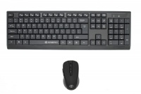 GoFreeTech Wireless Keyboard and Mouse Combo - Black Photo