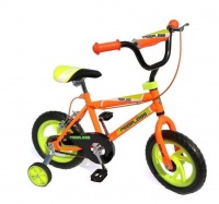 Orange Peerless Kids 12" Bike with Training Wheels Photo