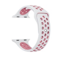 Apple White and Pink 42mm S/M Nike Style Strap Band for Watch Photo