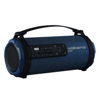 Volkano Urban Series Fabric Tube Bluetooth Speaker - Blue Photo