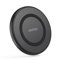 Choetech T526S Qi Certified Ultra-Slim Wireless Charging Pad - Black Photo