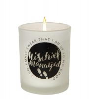 Harry Potter: Mischief Managed Glass Votive Candle Photo