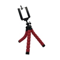 Red Flexible Sponge Octopus Tripod Stand Mount with Holder Photo