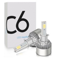 C6 H1 LED Headlight 6000K Colour All In One Compact Design Photo