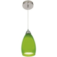 Bright Star Lighting - Satin Chrome Pendant with Double Glass Photo