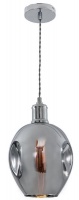Bright Star Lighting - Polished Chrome Pendant with Colourful Glass Photo
