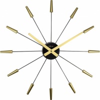 NeXtime 58cm Plug Inn Pointed Wall Clock - Designed by Frits Vink Photo
