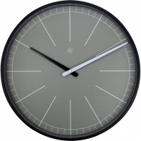 NeXtime 40cm Gray Plastic Round Wall Clock - Grey 7328GS Photo