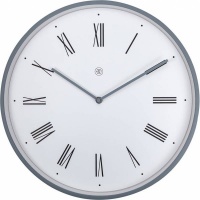 NeXtime 40cm Duke Plastic Round Wall Clock - White 7329WI Photo