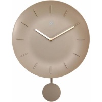 NeXtime 30cm Bowl Plastic Round Wall Clock - Off White 7339BE Photo