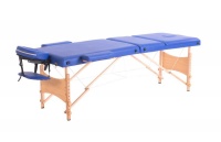 Hazlo Massage Table Bed - 3 Section - Blue Photo