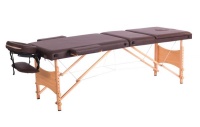 Hazlo Massage Table Bed - 3 Section - Coffee Photo