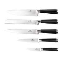 Berlinger Haus 6-Piece Stainless Steel Knife Set with Stand Photo
