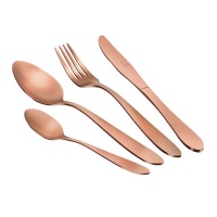 Berlinger Haus 24-Piece Satin Finish Cutlery Set - Rose Gold Collection Photo