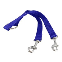 Coupler Double Head Collars Dog Leash- Blue Photo