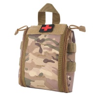 Tactical IFAK Medical Molle Pouch - CP Camo Photo
