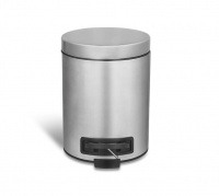 NineStars Step-On Stainless Steel Trash Can - 5L Photo