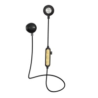 Nevenoe Bluetooth Stereo Earphone With Microphone and FM Radio - Black Photo