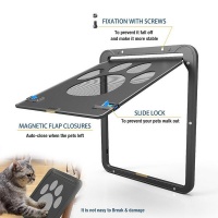 Small Cat/ Dog Magnetic Flap Door for Screen Door Photo