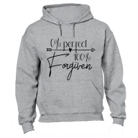 0% Perfect - 100% Forgiven - Hoodie - Grey Photo