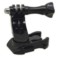 360 Rotate J-Hook Buckle Base Mount Adapter for GoPro Hero 7/6/5/4 Photo