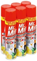 Mr Min Multi Surface Cleaner Polish Lemon - 6 x 300ml Photo