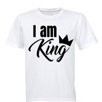 I Am King - Adults - T-Shirt - White Photo