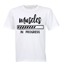 Muscles in Progress - Adults - T-Shirt - White Photo