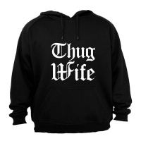 Thug Wife - Hoodie - Black Photo