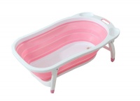 Baneen Collapsible Foldable Baby Bathtub - Pink Photo