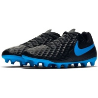 Nike Tiempo Legend 8 Club Multi-Ground Soccer Cleats - Black/Blue Photo