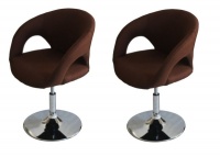 Hazlo Stylish Adjustable Swivel Lounge Office Armchair - Black Photo