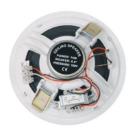 Ceiling Speaker 6.5" Spkr with 8" GRILL 10W 100V Line White Photo