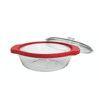 Anchor Hocking - TrueFit Glass Casserole with Lid Glass Cover 1.9 Litre Photo