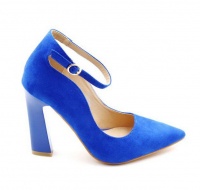 Lamara Santorini H/Heel Court W/Belt Royal Blue Photo