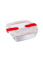 Pyrex Cook & Heat Square Roaster with lid 20x17cm Photo