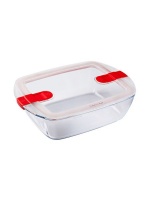 Pyrex Cook & Heat Rect. Roaster with lid 28x20cm Photo