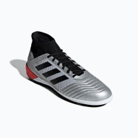 adidas Men's Predator 19.3 Turf Soccer Shoes - Silver/Black Photo