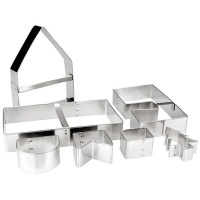 Ibili - 7 Piece Cookie Cutter Set House Photo