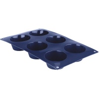 Ibili - Blueberry Silicone 6 Cup Muffin Pan Photo