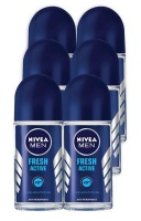 Nivea Men Fresh Active 48h Deodorant Anti-Perspirant Roll-on 6 x 50ml Photo