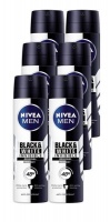 NIVEA MEN Invisible for Black & White Original 48h Deo Spray - 6 x 150ml Photo