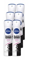 NIVEA Invisible for Black & White Original 48h Deodorant Spray - 6 x 150ml Photo