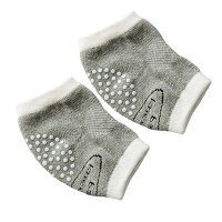 Anti-Slip Curve Baby Knee Pads - Dark Grey Photo