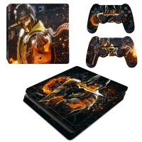 SKIN-NIT Decal Skin For PS4 Slim: Scorpion Fire Photo