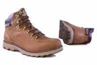 Caterpillar Mens Brown-Lace-Up - Mid Boot Photo