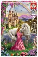 Fairy and Unicorn Photo